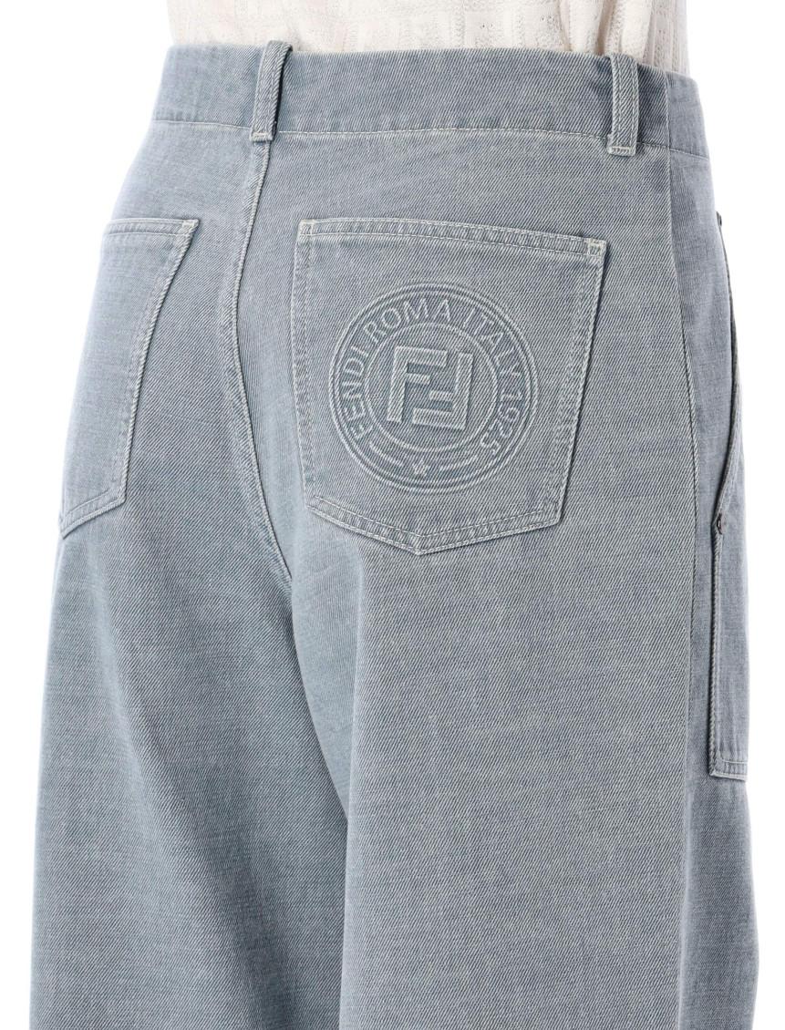 デニム・ジーパン Fendi Denim Wide-Leg Jeans Women's Designer Denim | FENDI US