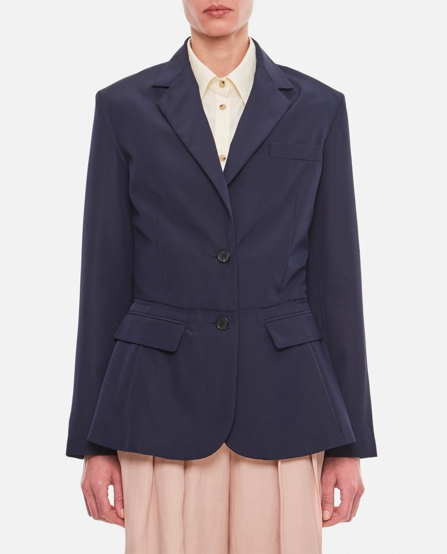 ジャケット Jw Anderson White Stretch Polyester Blend Blazer JW Anderson Stretch Polyester Blend Blazer in White | Lyst