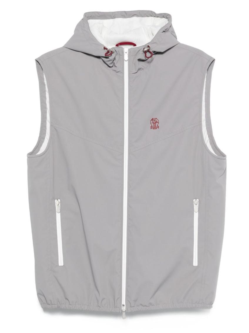 ベスト・ジレ BRUNELLO CUCINELLI SS24 GILET (MH5672006 C011 LIGHT GREY) Brunello Cucinelli Waistcoats and gilets for Men | Online