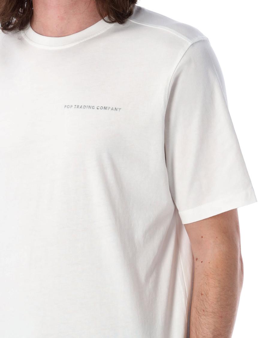 Tシャツ・カットソー Pop Trading Company INSIDE LOGO TEE (POPSS2502028 WHITE) Pop Inside Logo T-Shirt White