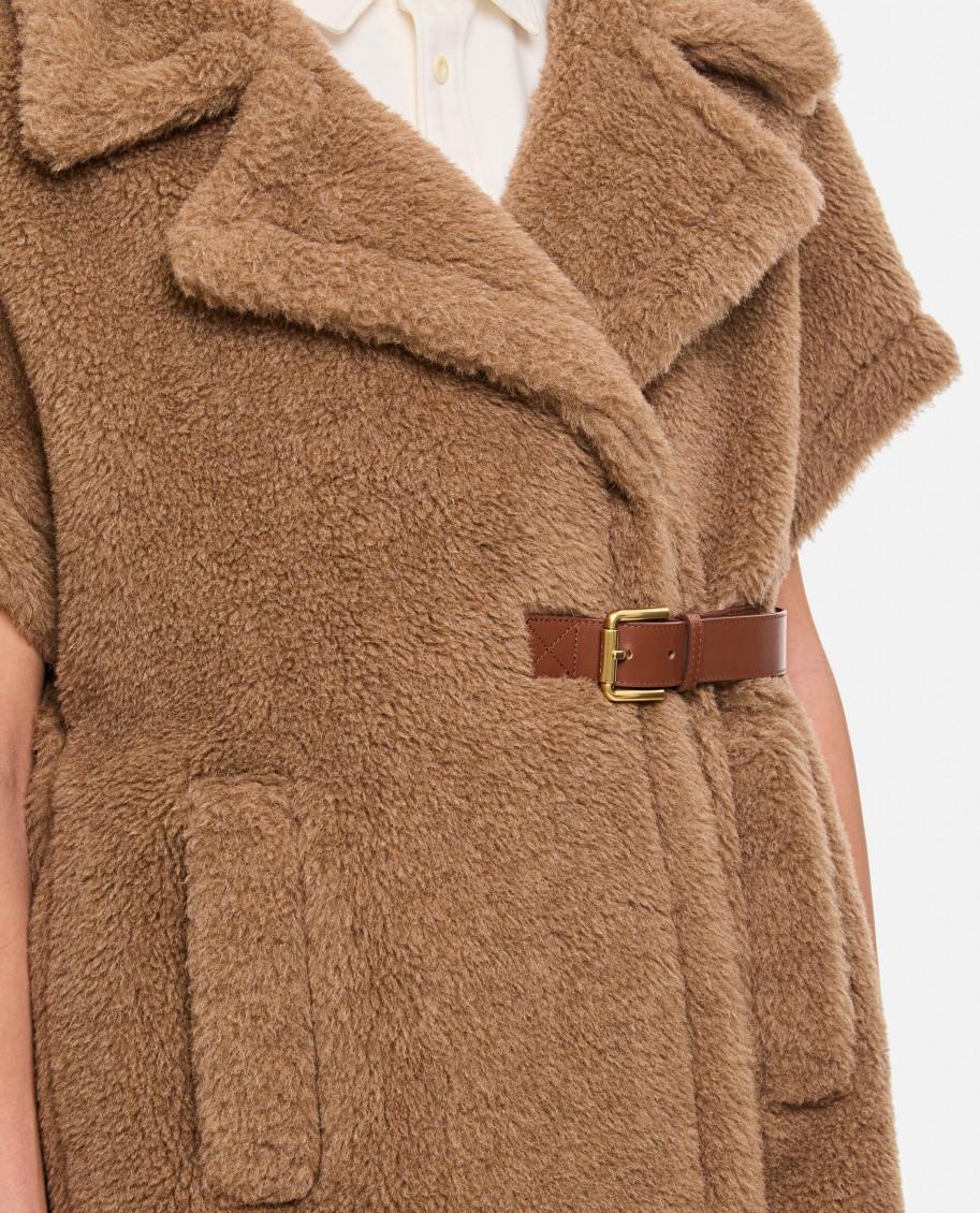 Max Mara Lanoso Cape in Brown | Lyst