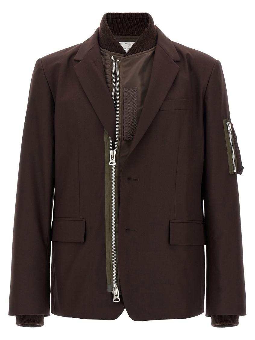 ジャケット Sacai Combined blazer Sacai Blazers, sport coats and suit jackets for Women