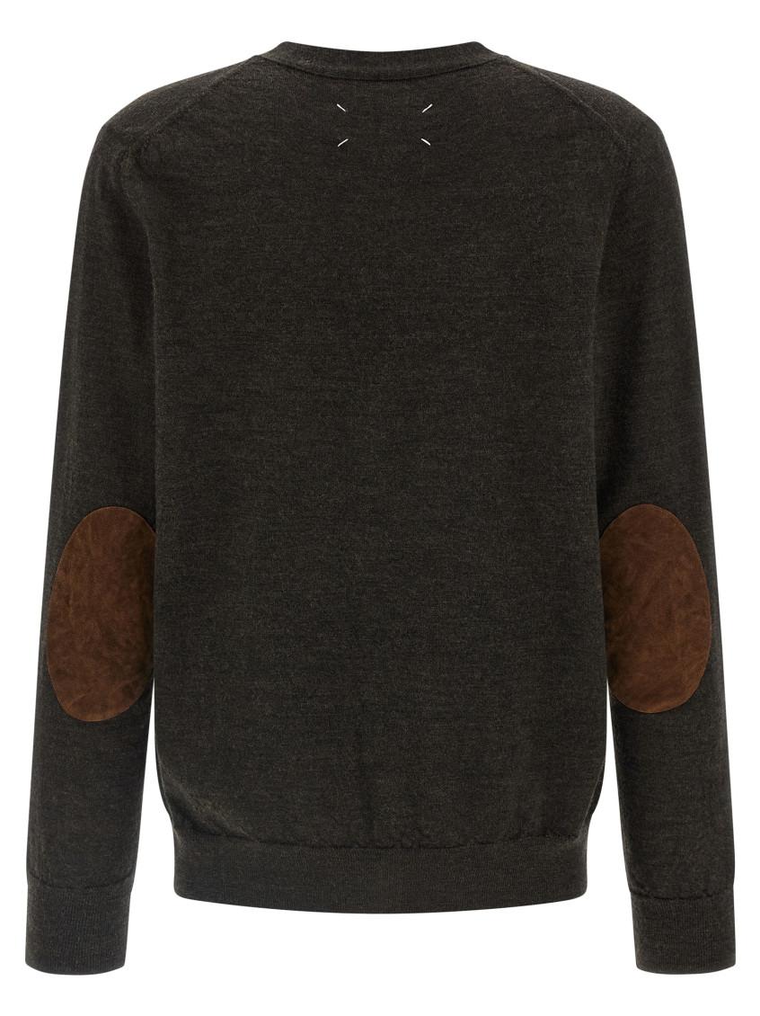 Tシャツ・カットソー MAISON MARGIELA Melange Cappuccino Wool Blend Cardigan Maison Margiela Melange Cappuccino Wool Blend Cardigan