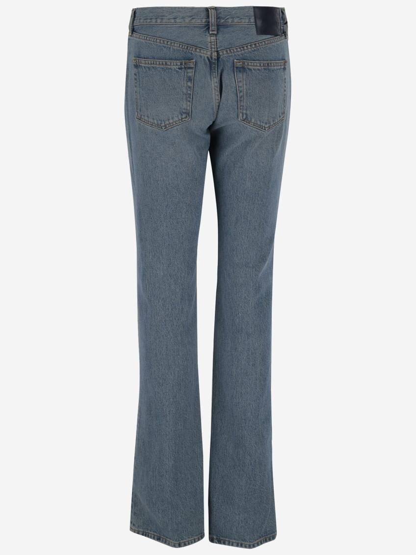 デニム・ジーパン HAIKURE CARLY JEANS IN DENIM Haikure Carly Slim Straight Jeans in Lagoon Wash | FWRD