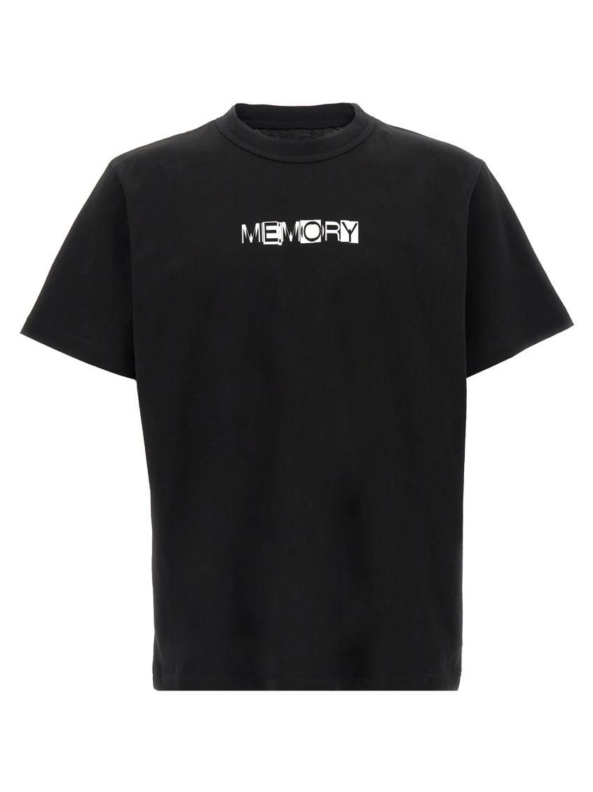 Sacai 'Memory' T-shirt 【Unisex】 Sacai memory T-shirt Sacai