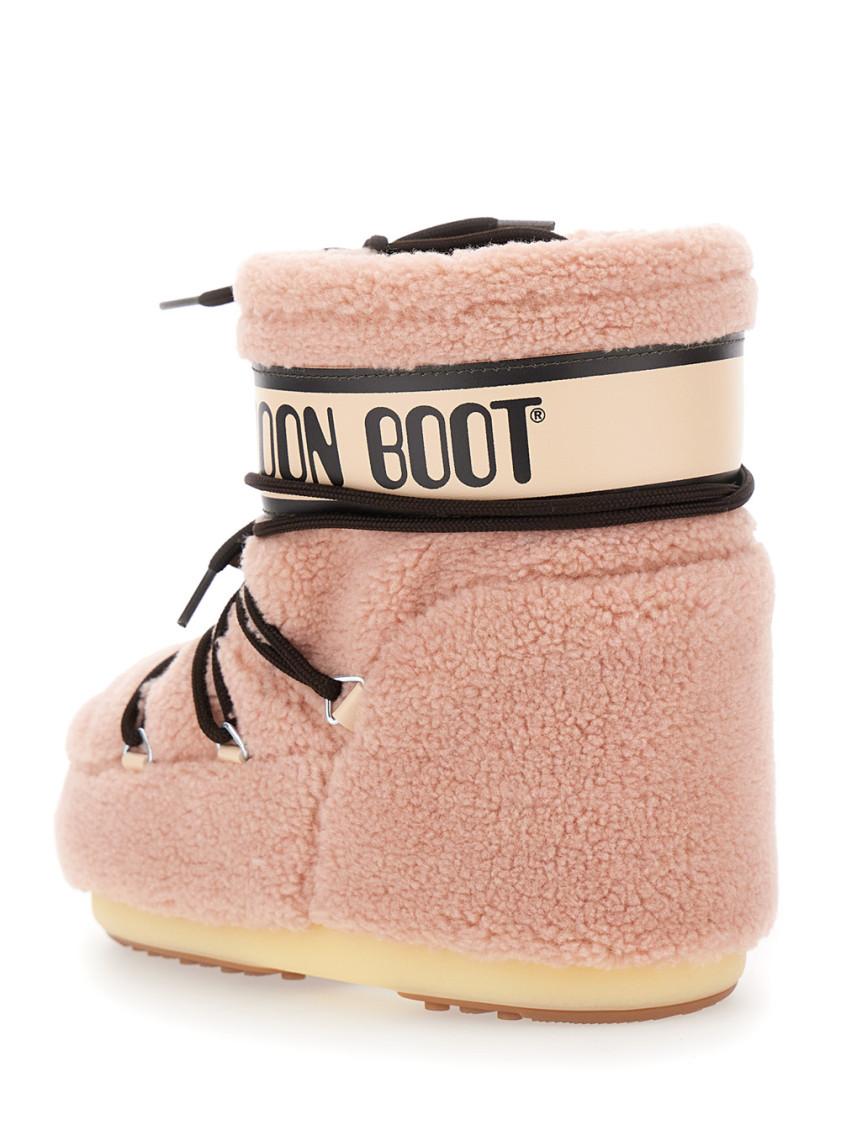ブーツその他 MOON BOOT Woman Boots Pink 80D1409600 J001 Pink Snow Boots for Women | Moon Boot®