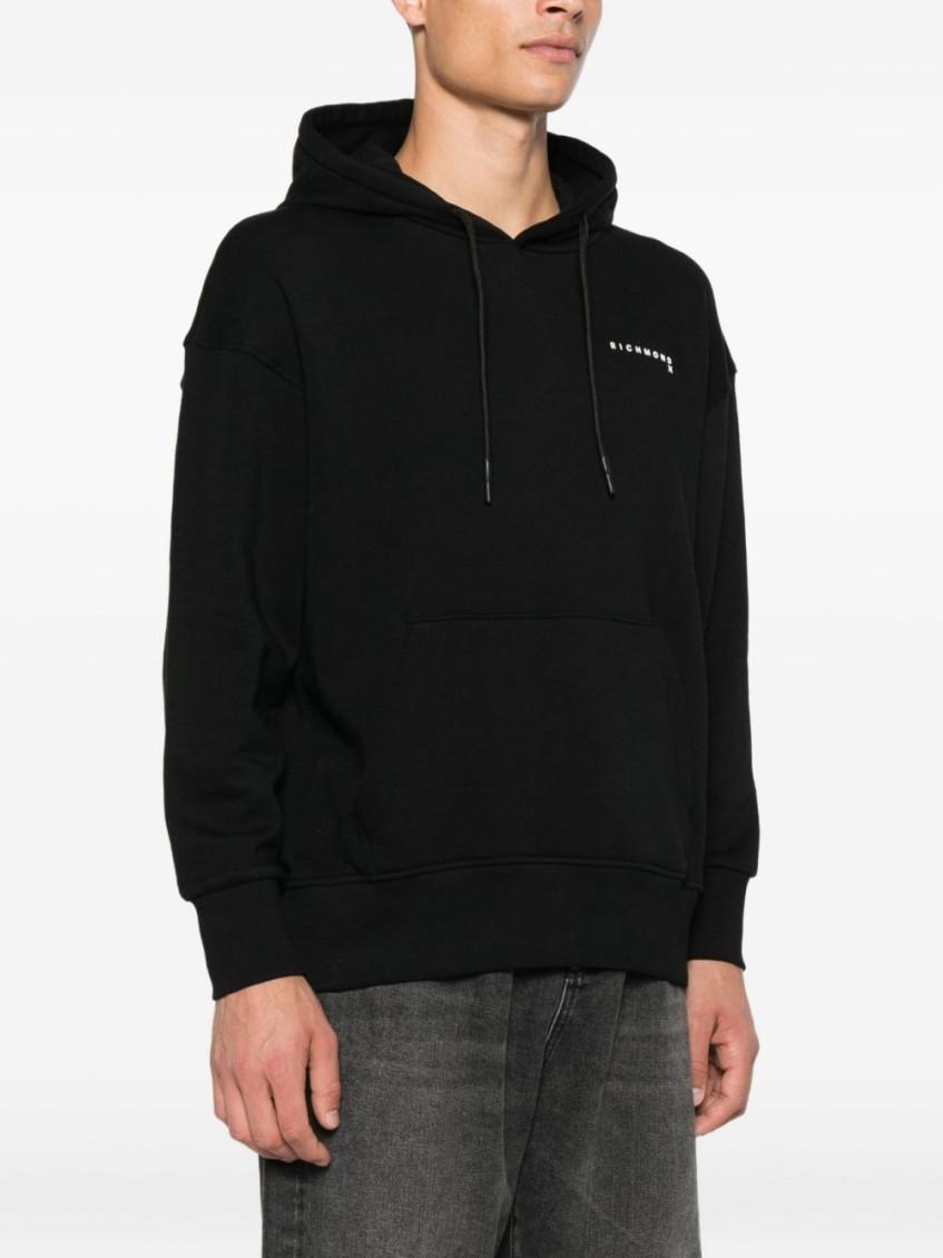 パーカー・フーディ JOHN RICHMOND Men Hoodies UMP24006FE Green Champion Mens Powerblend Hooded Sweatshirt, L, Emerald Green