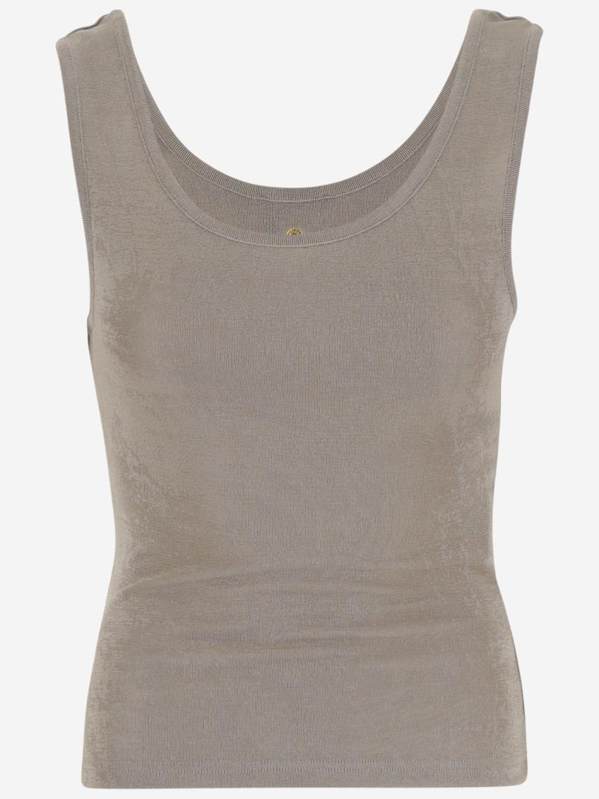AMI Paris Ami De Coeur Tank Top | Blue | FARFETCH