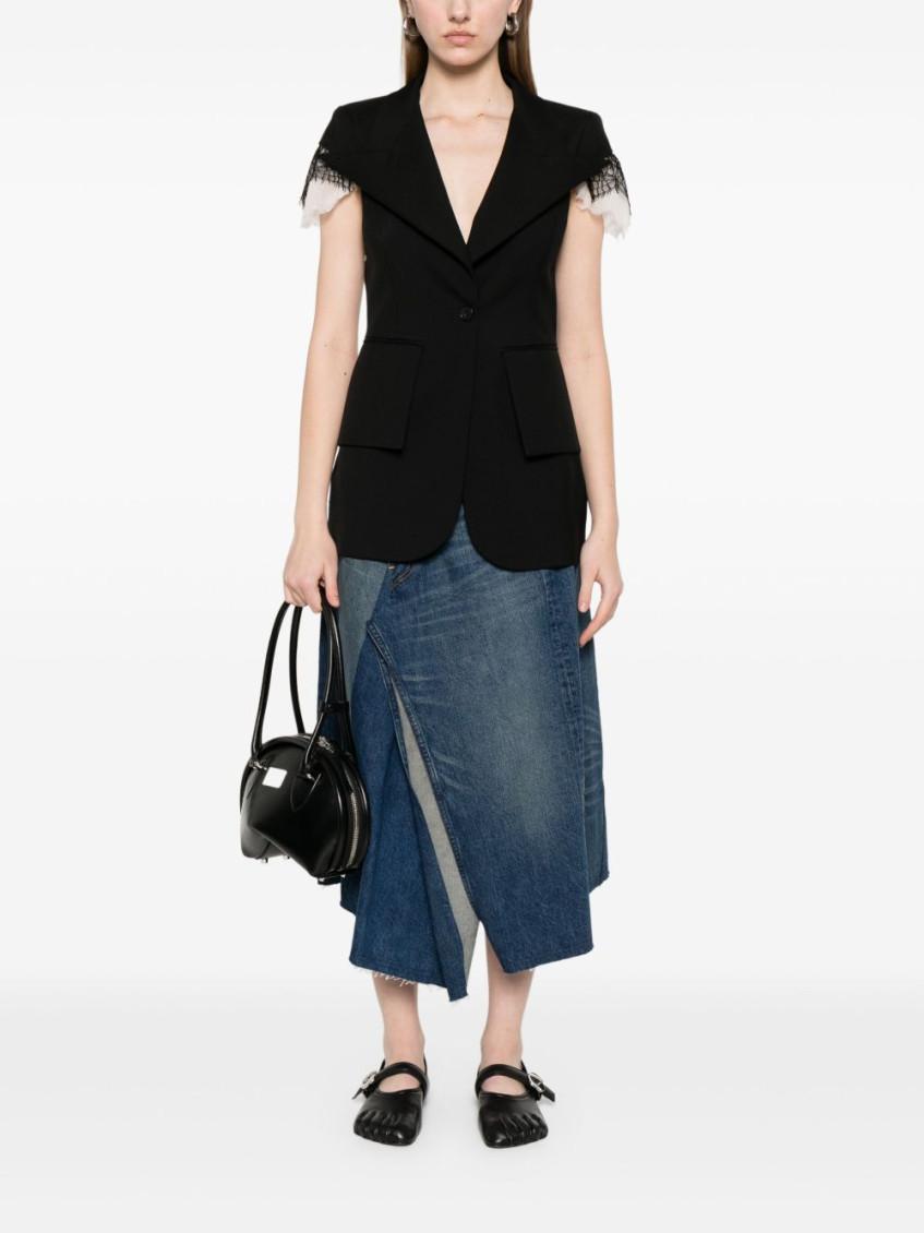 スカート JUNYA WATANABE DENIM ASYMMETRIC SKIRT Junya Watanabe Denim Asymmetric Skirt in Blue | Lyst