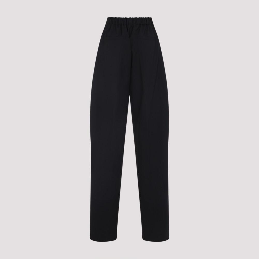 パンツ SPORTMAX Women Straight Pants MARCHE003 Black Sportmax Straight Trousers in Black | Lyst