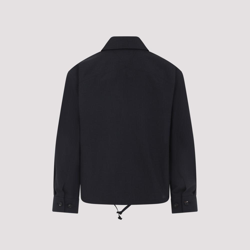 BOTTEGA VENETA ブルゾン（その他） 黒x緑 4103923G0135 BOTTEGA VENETA ブルゾン（その他） 黒x緑 4103923G0135