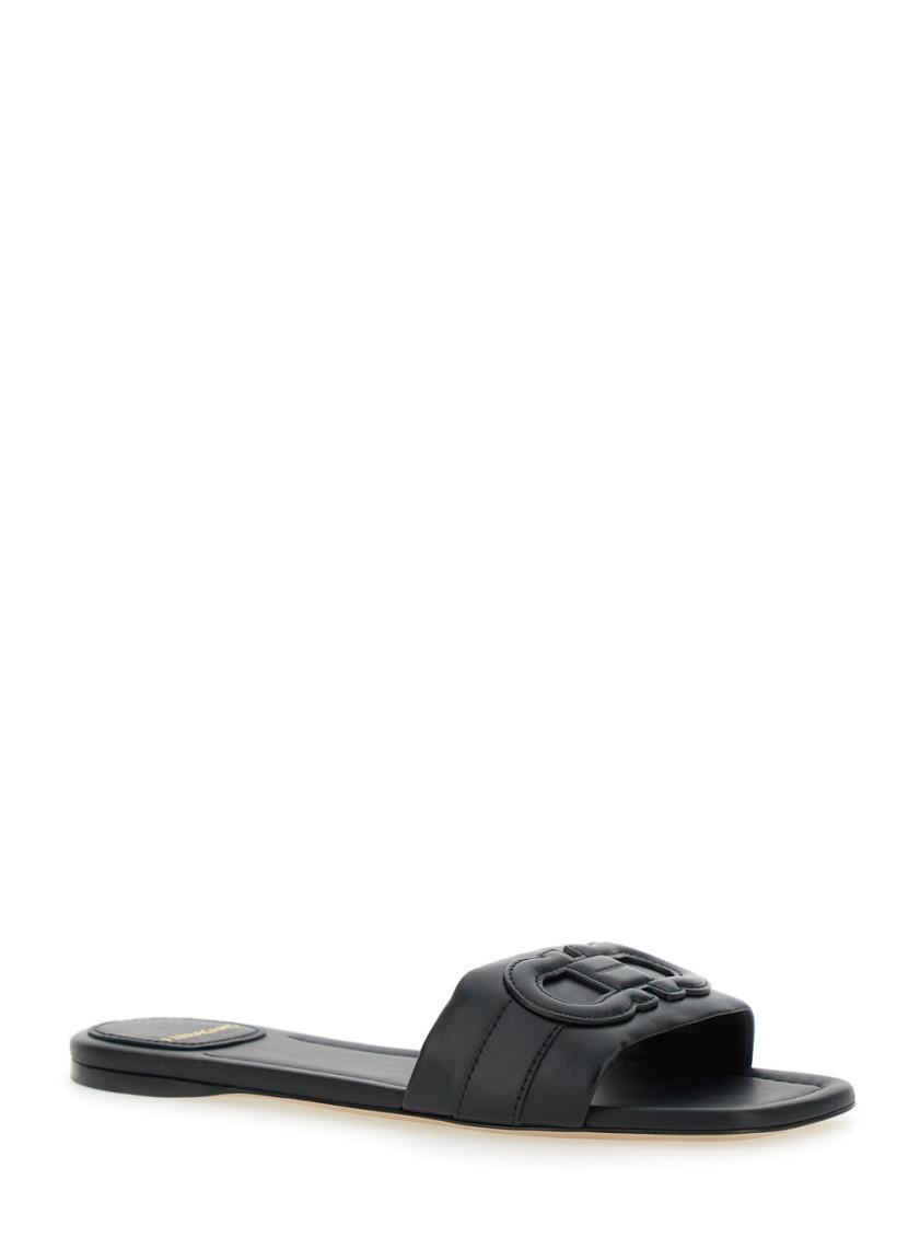 【関税込み】FERRAGAMO 'Giunone’ sandals FERRAGAMO Giunone leather slides | NET-A-PORTER