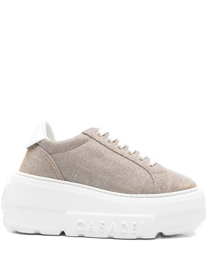 スニーカー Casadei Brown Leather Sneakers Amazon.com | Casadei Men's Brown Leather Hi Top Fashion