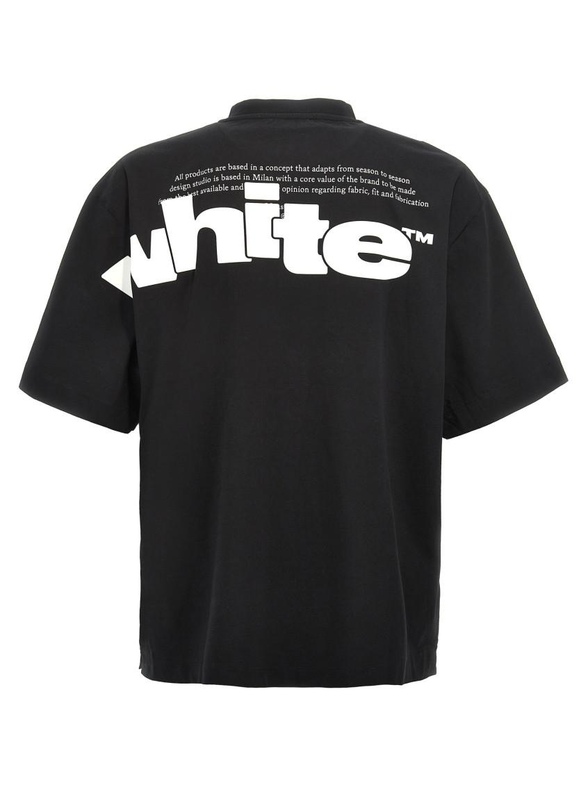 【Off-White】シェアード ロゴ スケート T シャツ【関税送料込】 White Shared Logo Skate T-Shirt by Off-White on Sale