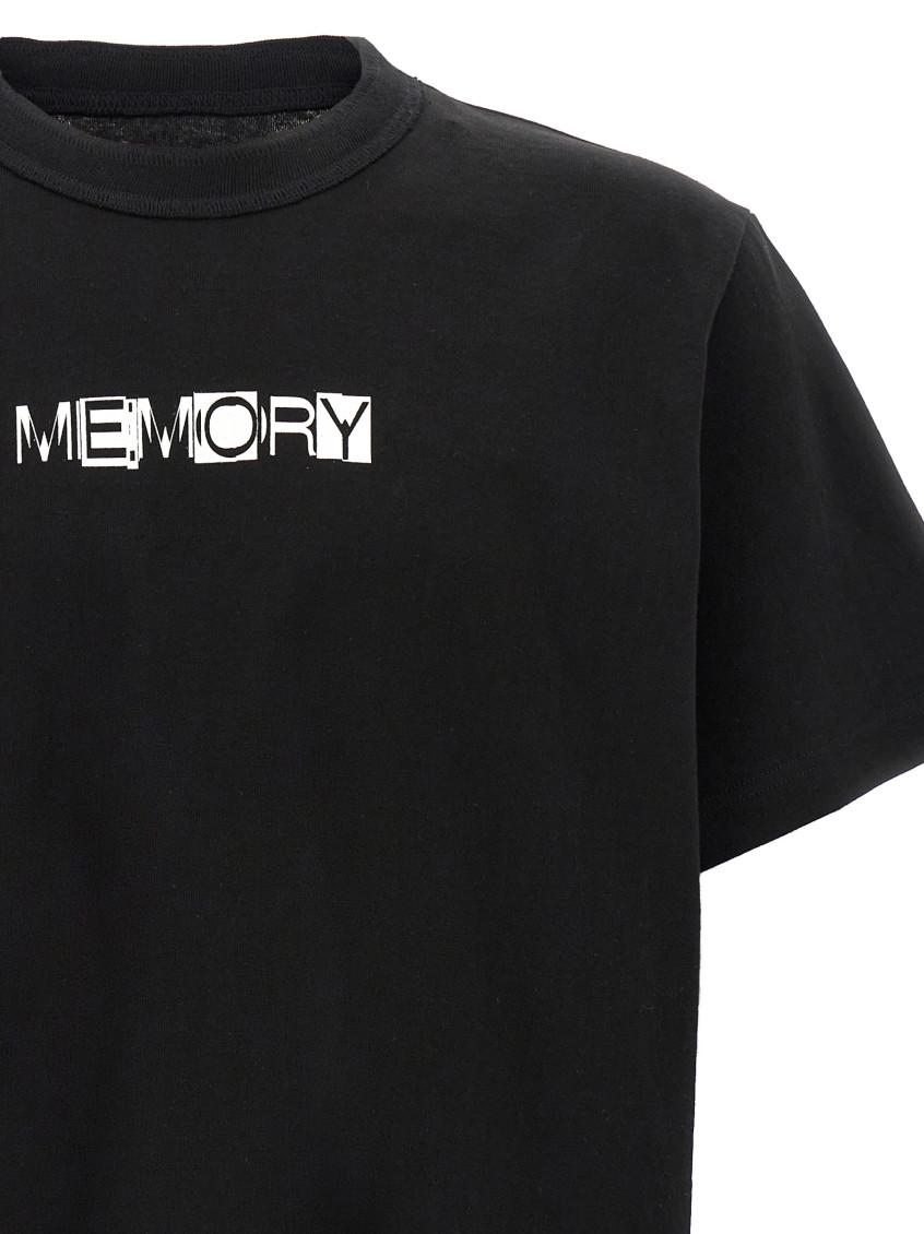 Sacai Memory T-Shirt in Black for Men | Lyst