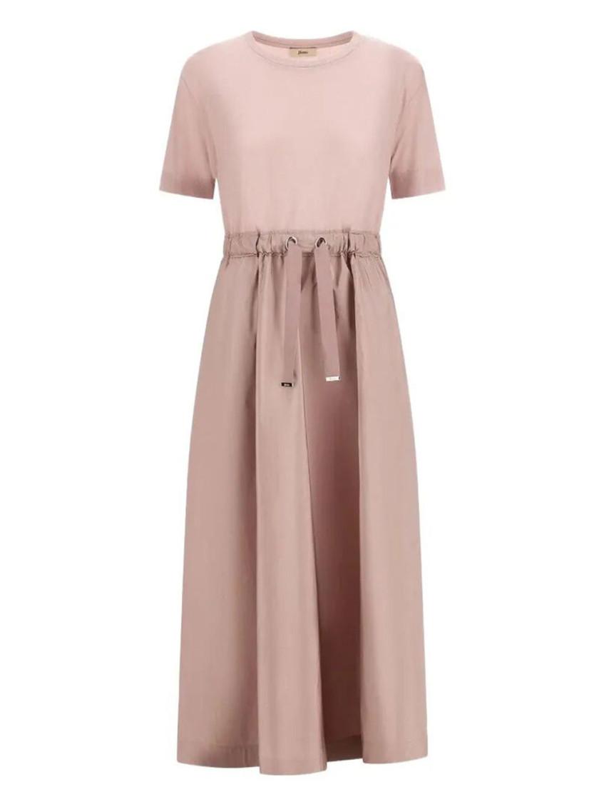 dusty pink pencil dress Zapakasa Women Ivory Midi Work Dress with Slit Pencil Long Sleeves Satin  Interview Dress