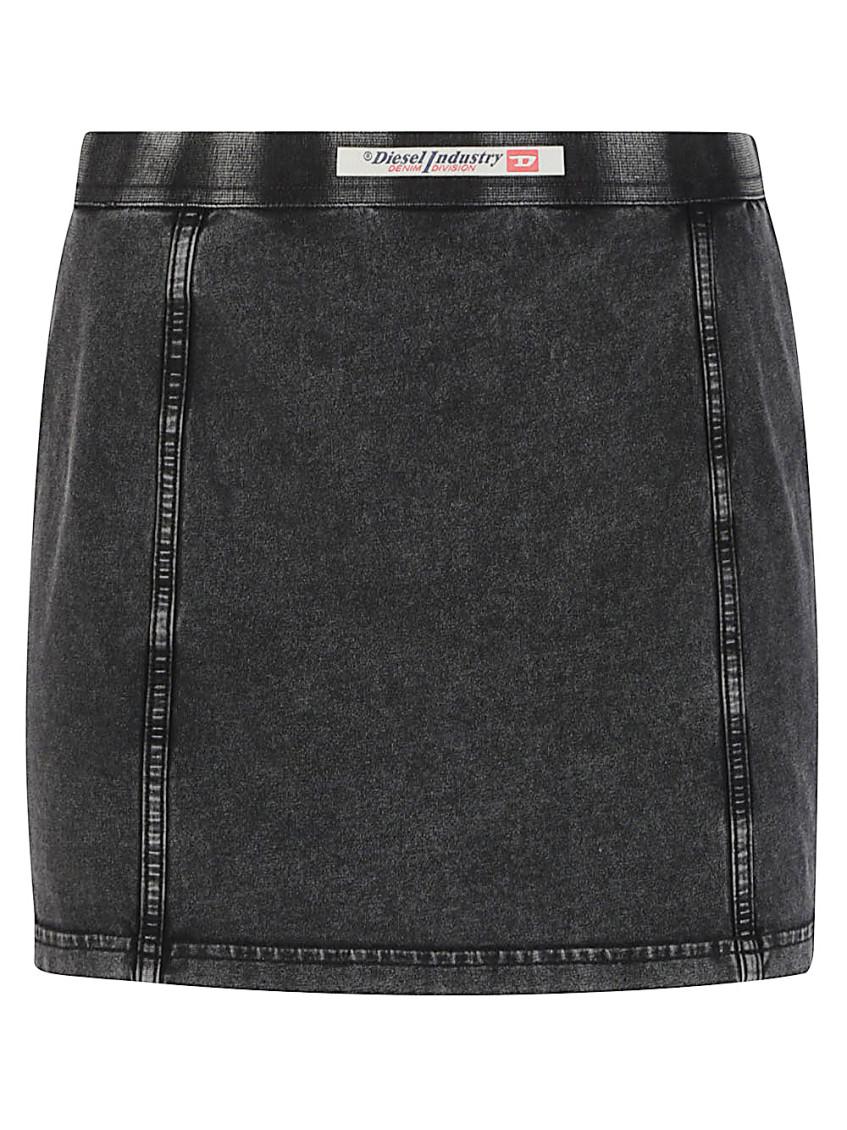 スカート DIESEL 'De-Ton' skirt Black DE-ALBUS