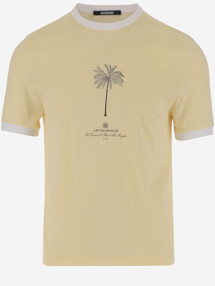 Jacquemus Le T-Shirt Venice Graphic Ringer T-Shirt in