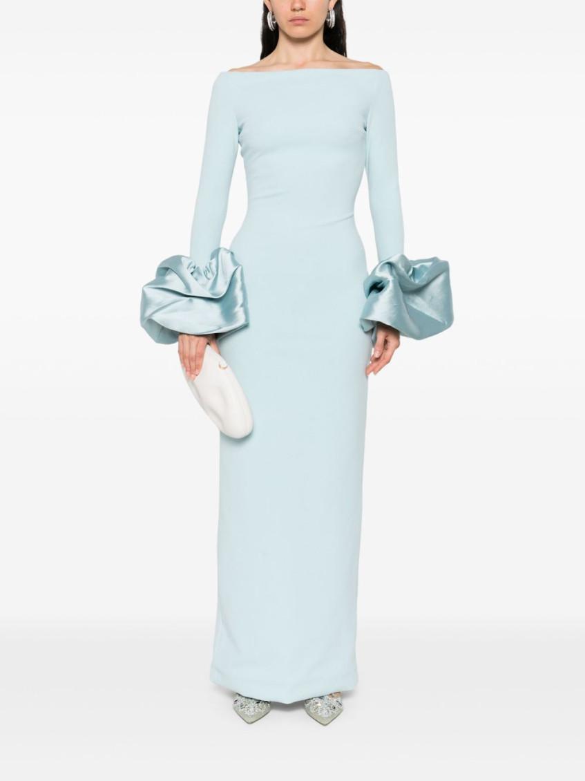 Solace London Talia Maxi Dress in Blue | Lyst