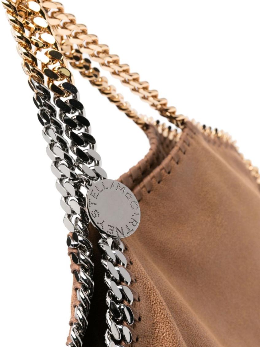 Stella McCartney Falabella Fold-Over Tote Bag in Brown Lyst