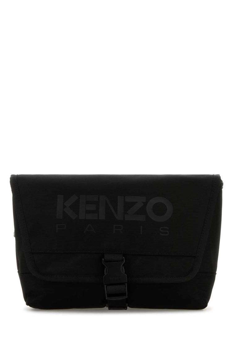 KENZO 48 Small Messenger Bag in Black for Men | Lyst