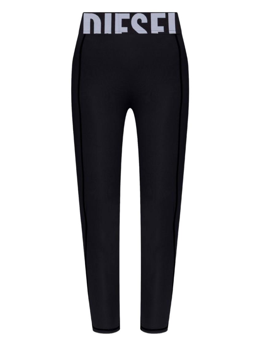 【関税&送料込】Diesel Leggings Con Logo Diesel Logo-waistband Leggings In Black | ModeSens