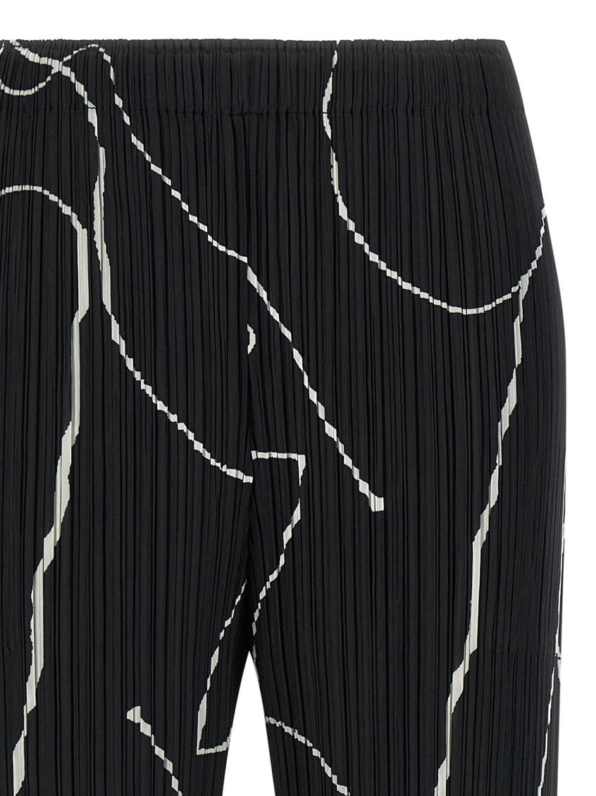 Pleats Please Issey Miyake 'Pause' Pants in Black | Lyst
