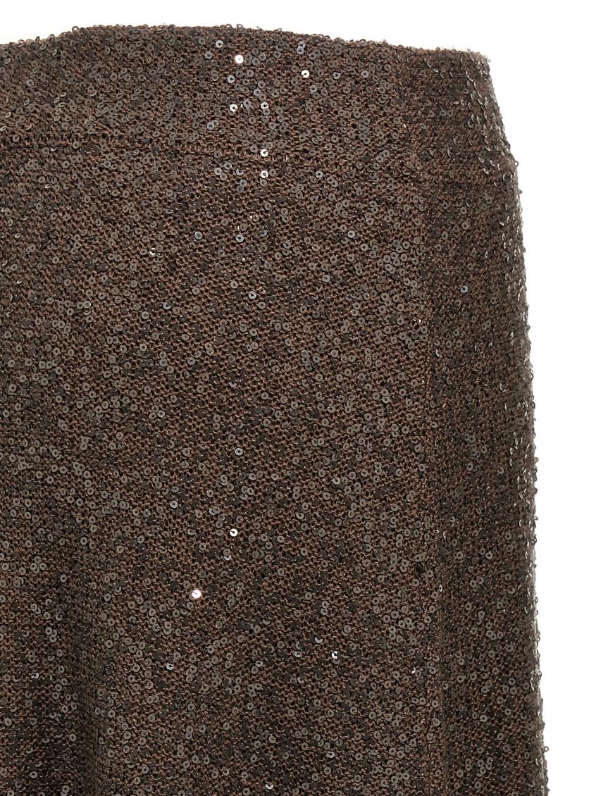 スカート BRUNELLO CUCINELLI Texture Dazzling Skirt Brown Brunello Cucinelli Texture Dazzling Skirt in Brown | Lyst