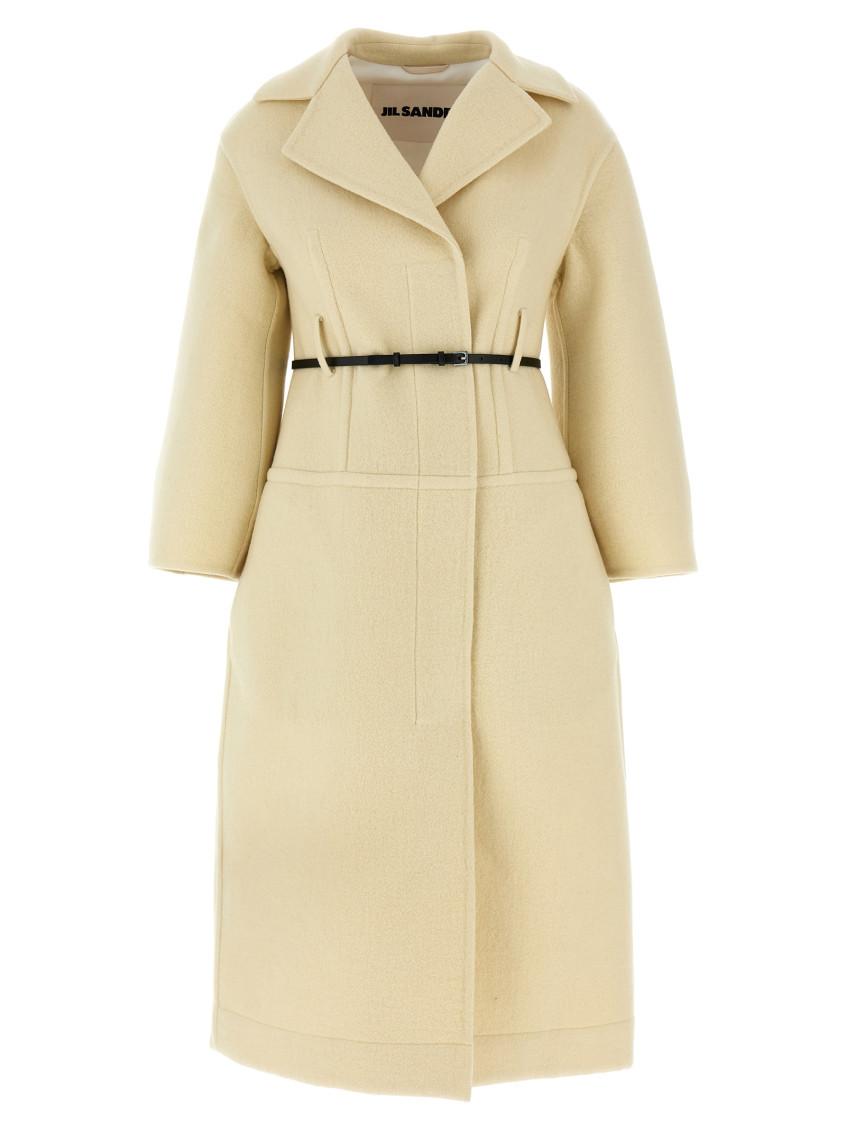 コート Jil Sander Lilac cashmere coat Jil Sander Lilac Cashmere Coat Elegant Staple For Seasons