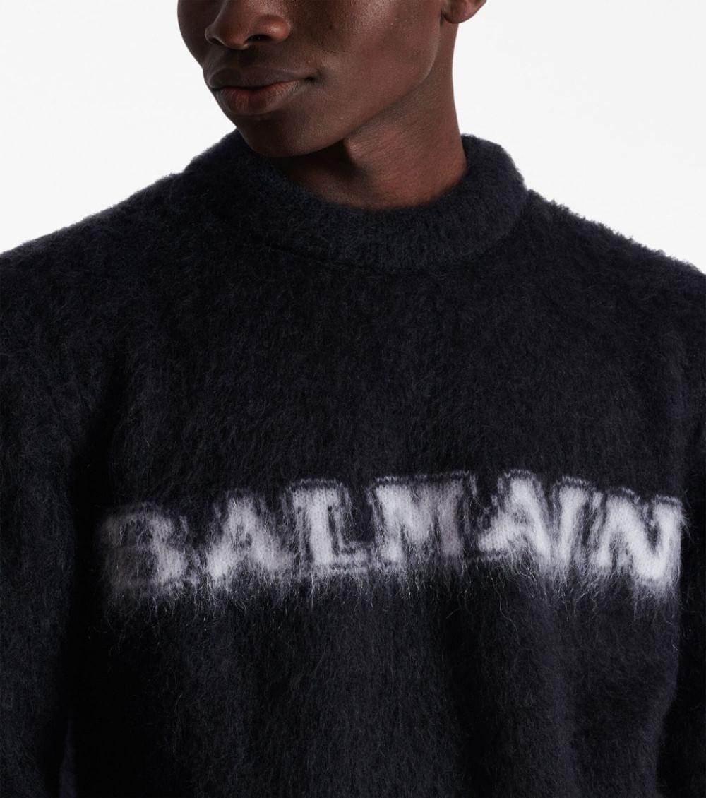 Black balmain jumper deals