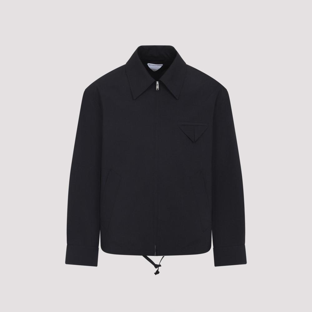 ジャケット Bottega Veneta jacket Navy blue Jacket with leather collar Bottega Veneta - Vitkac AS