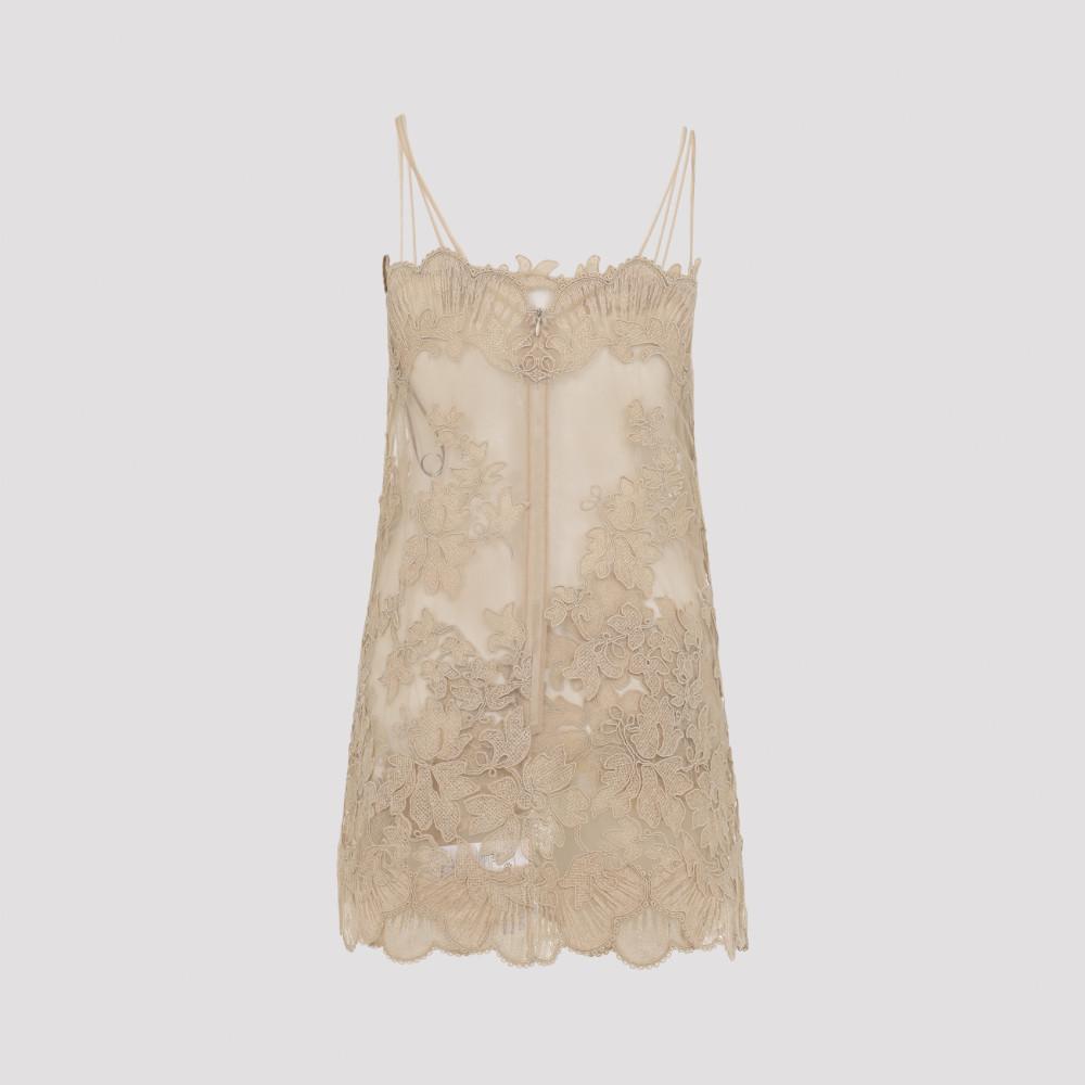 ワンピース ERMANNO SCERVINO LACE SHORT DRESS Lace dress - ERMANNO SCERVINO - Giordano Boutique