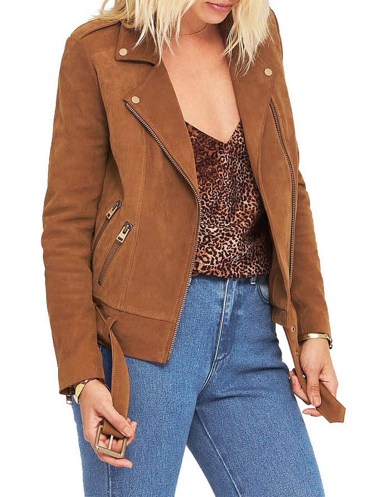 Tigerlily Suede Austin Jacket Lyst