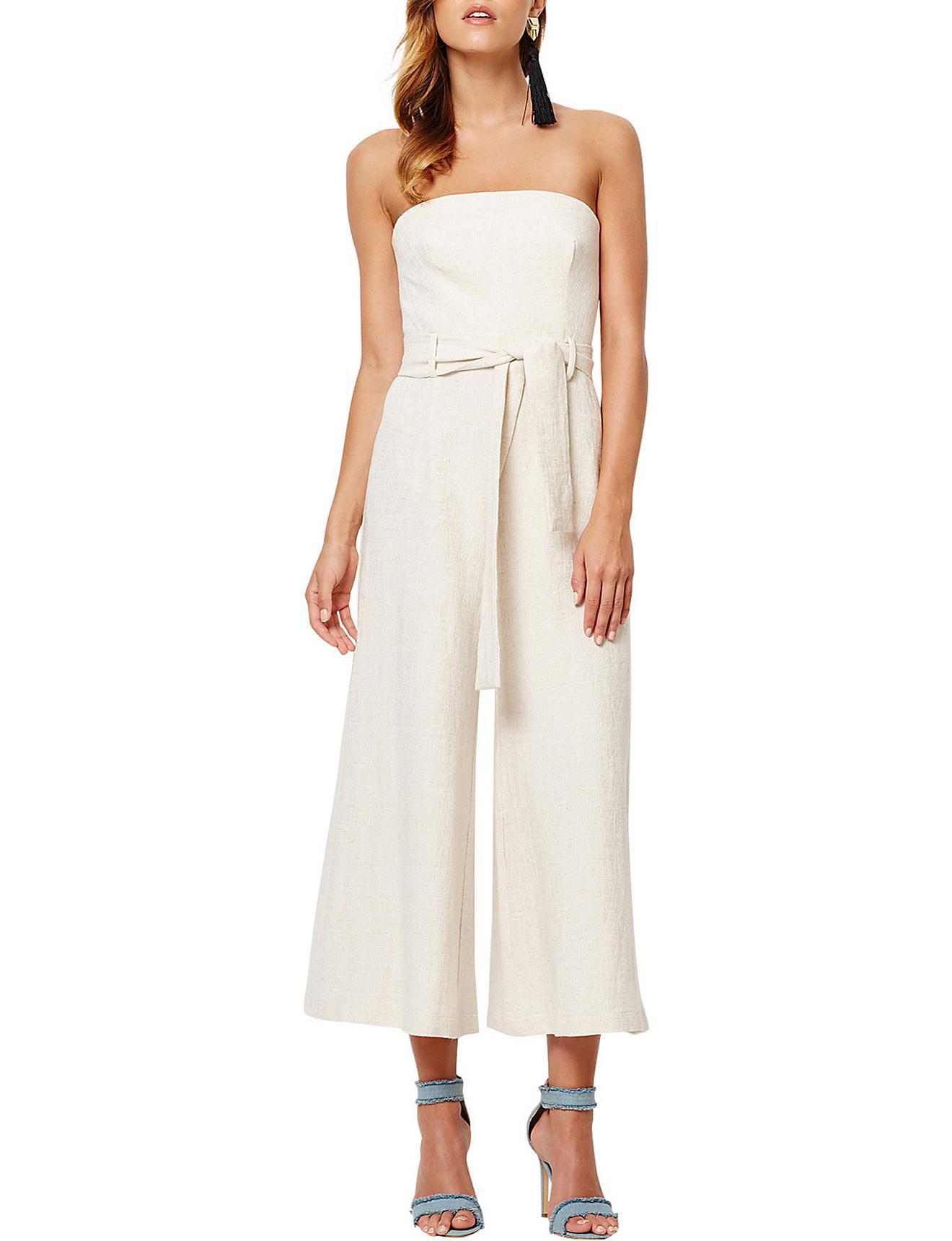 bec and bridge white jumpsuit