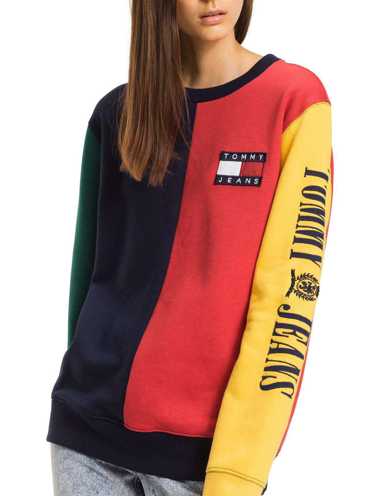 multicolor tommy hilfiger hoodie