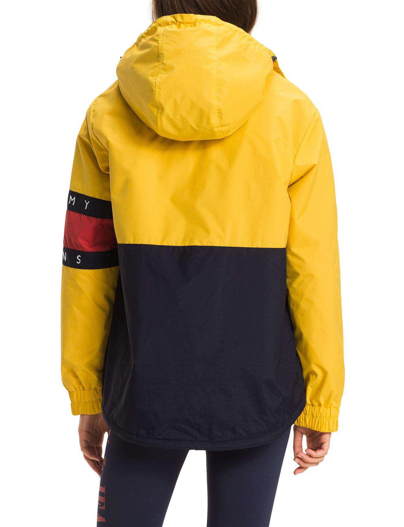 tommy jeans 90s colour block pullover jacket