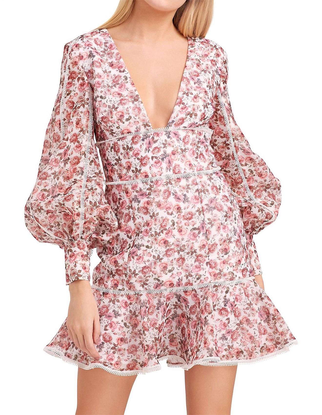 keepsake one love long sleeve mini dress