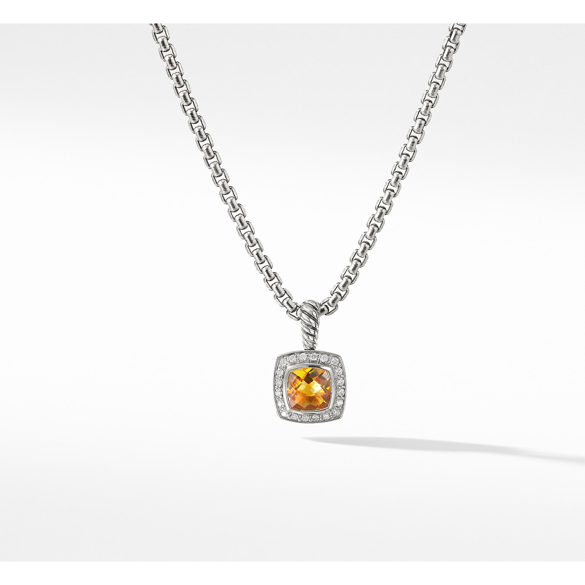 Lyst David Yurman Petite Albion Pendant Necklace With Citrine And David Yurman Women S Metallic Petite Albion Pendant