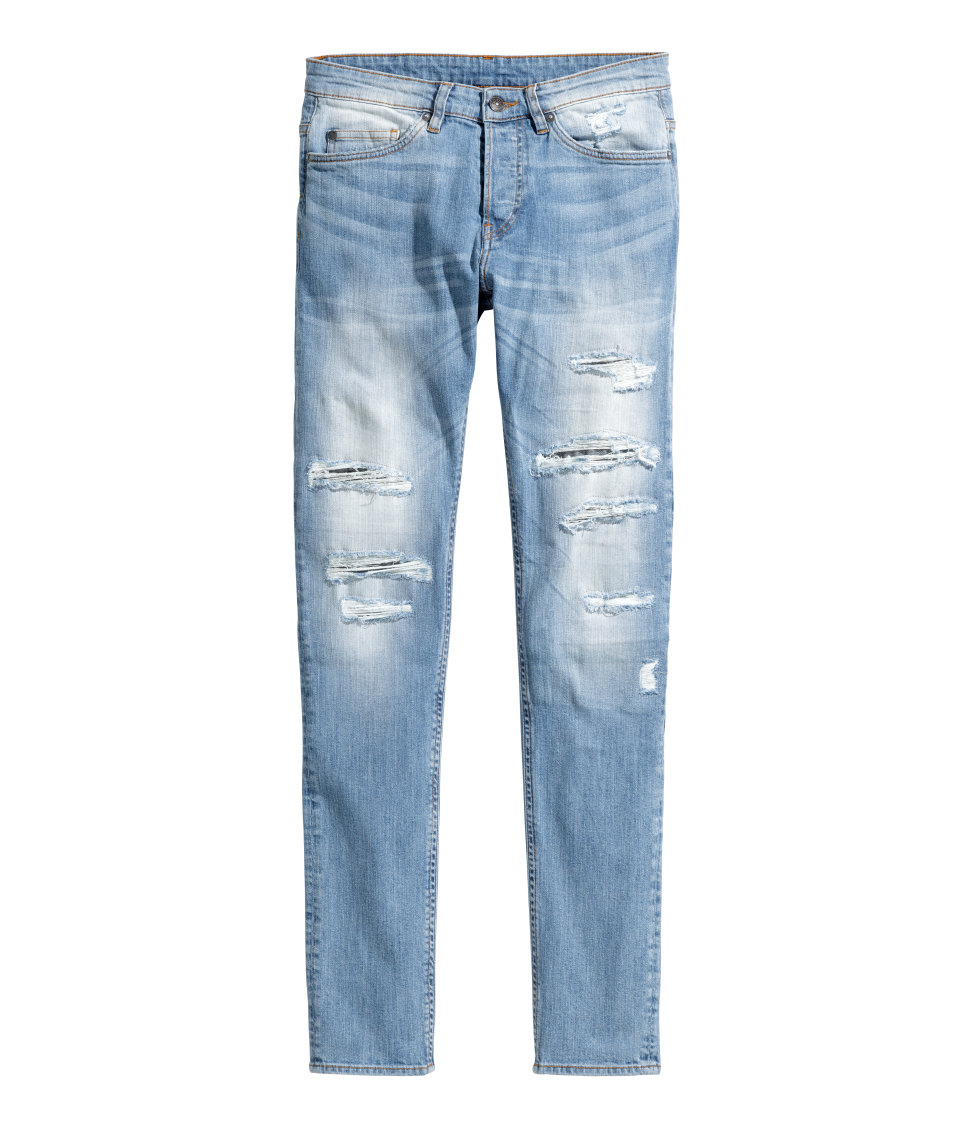 H&m Jeans Skinny Fit in Blue for Men | Lyst