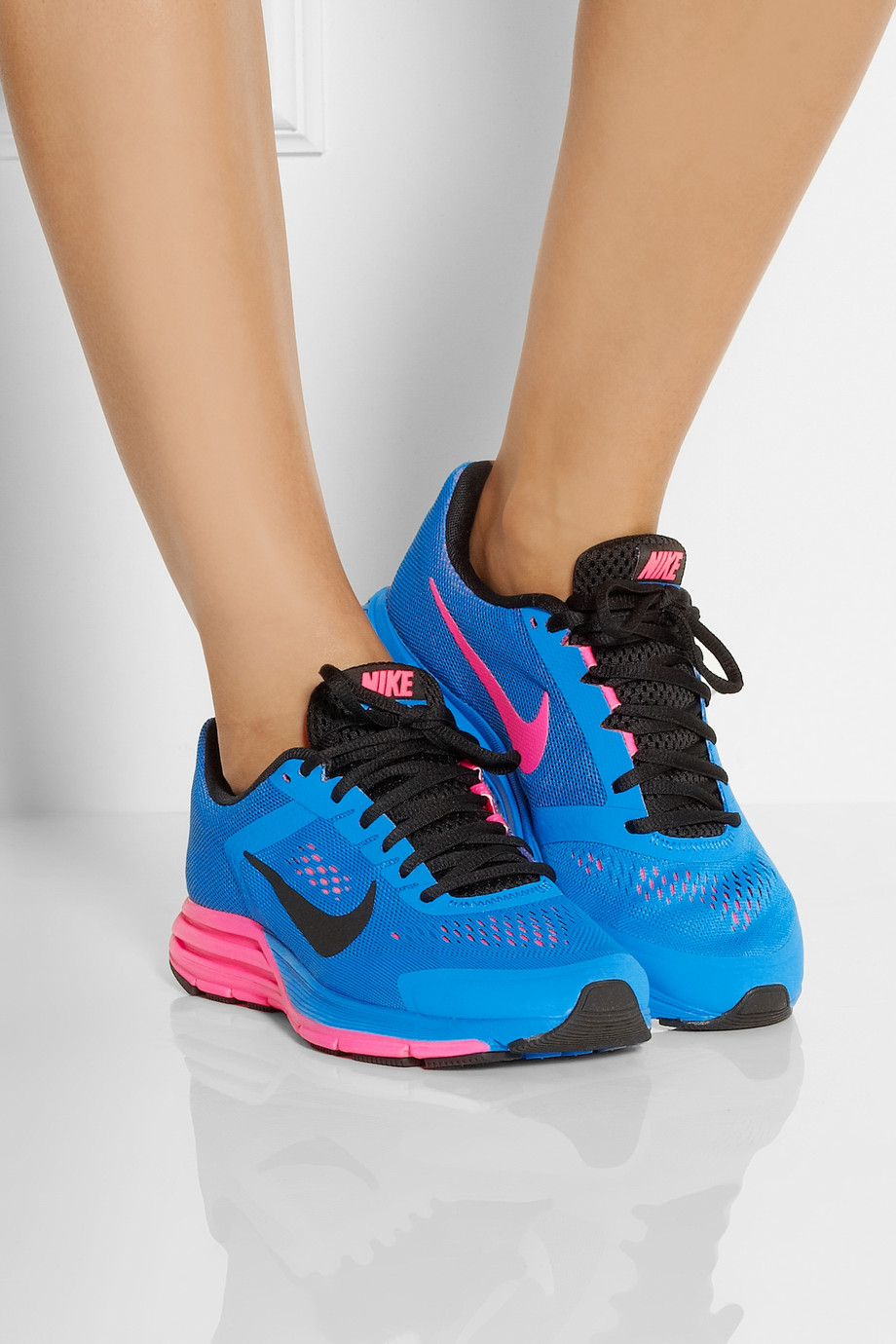 Nike Zoom Structure 17 Mesh Sneakers in Blue - Lyst