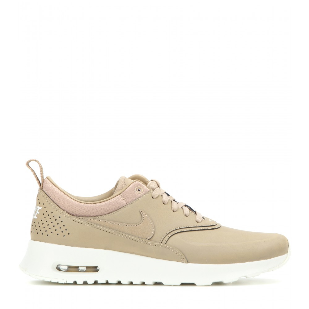 air max thea leather slip-on sneakers