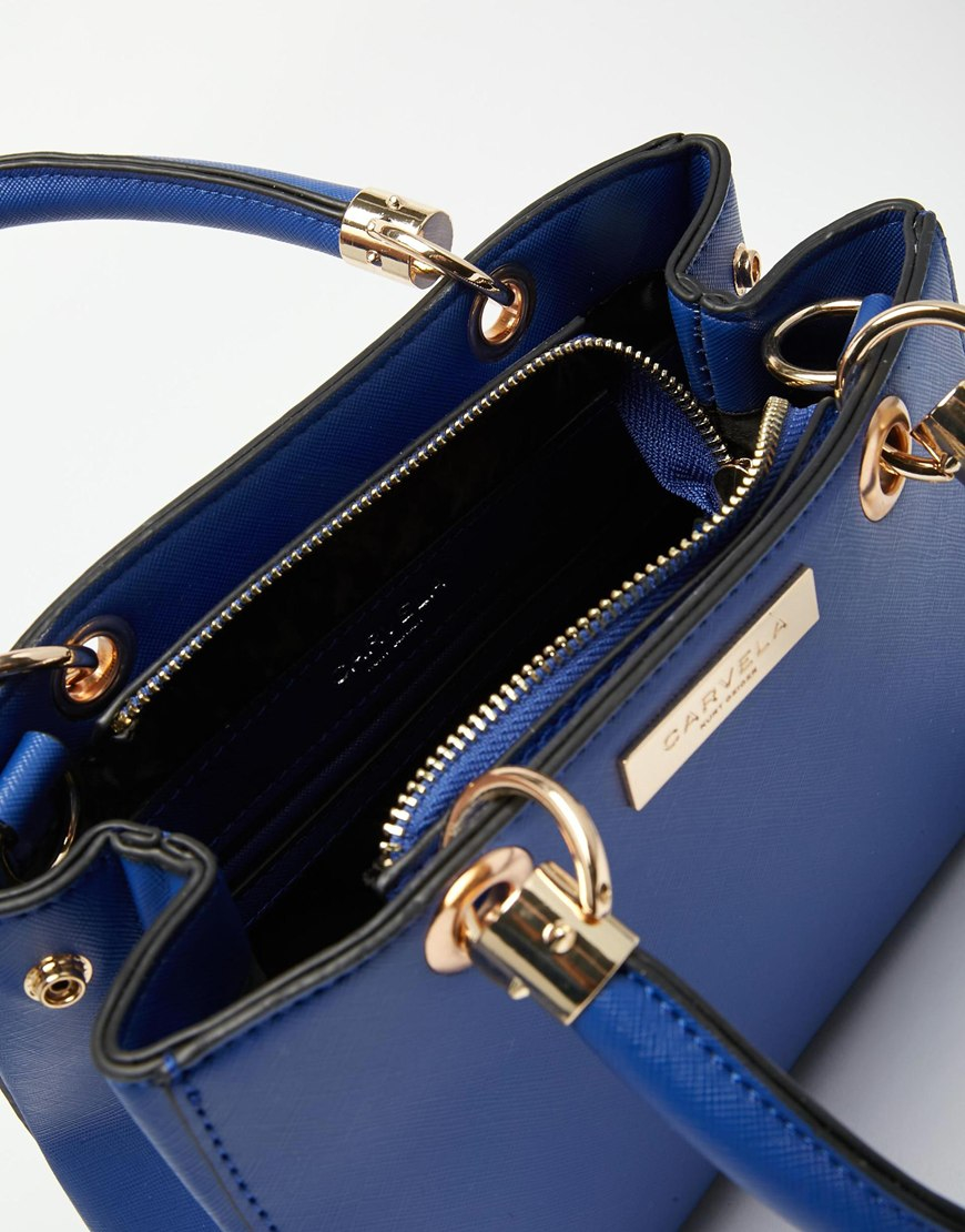 carvela blue bag