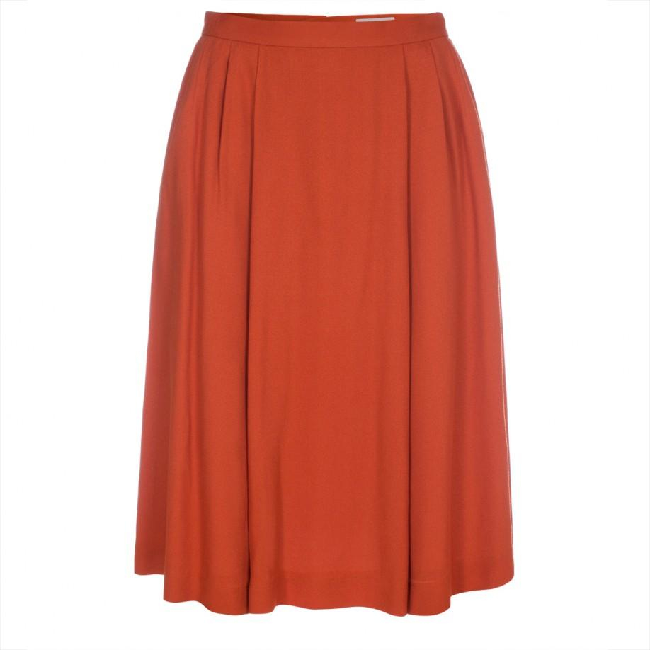 Paul smith Pleated Circle Skirt in Orange (Burnt Orange) Lyst