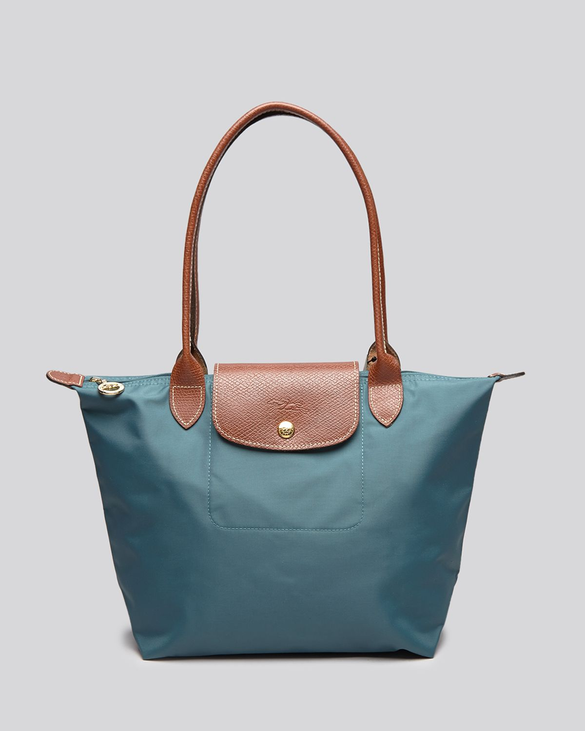 Lyst - Longchamp Le Pliage Medium Shoulder Tote in Green