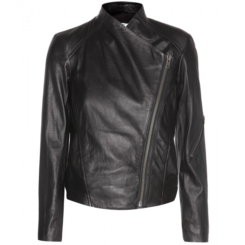Helmut Lang Moto Leather Jacket in Black - Lyst