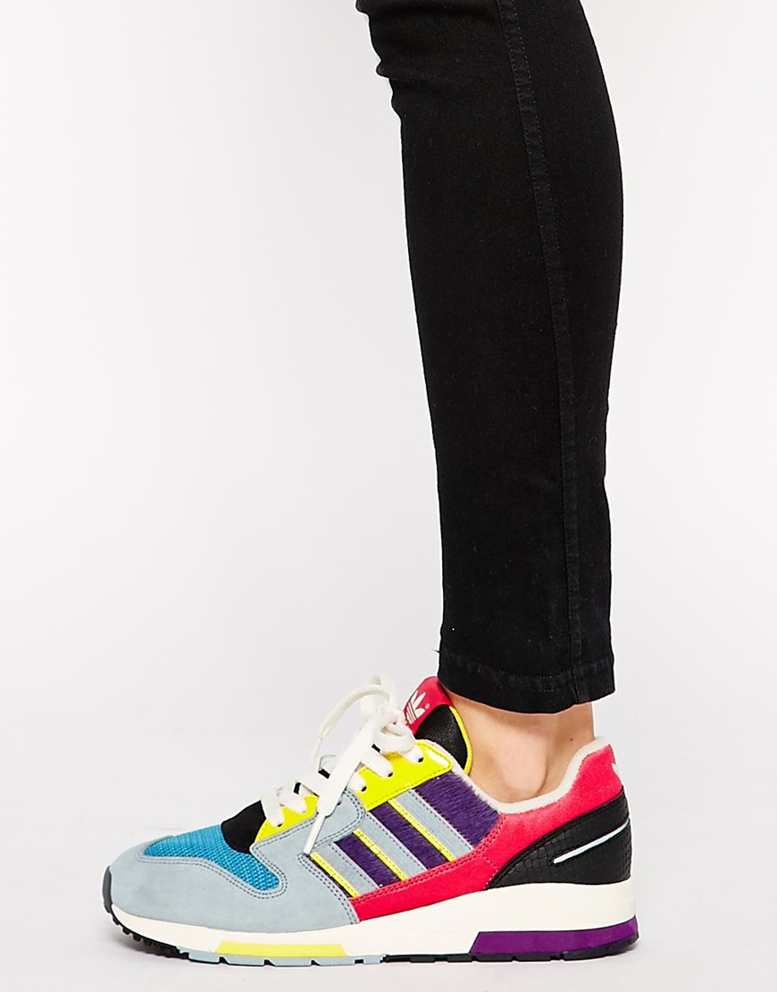 adidas multi coloured trainers