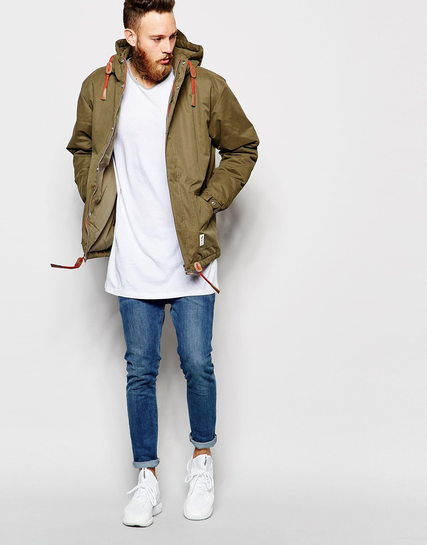 Lyst Fat moose Sailor Wax Jacket in Green for Men