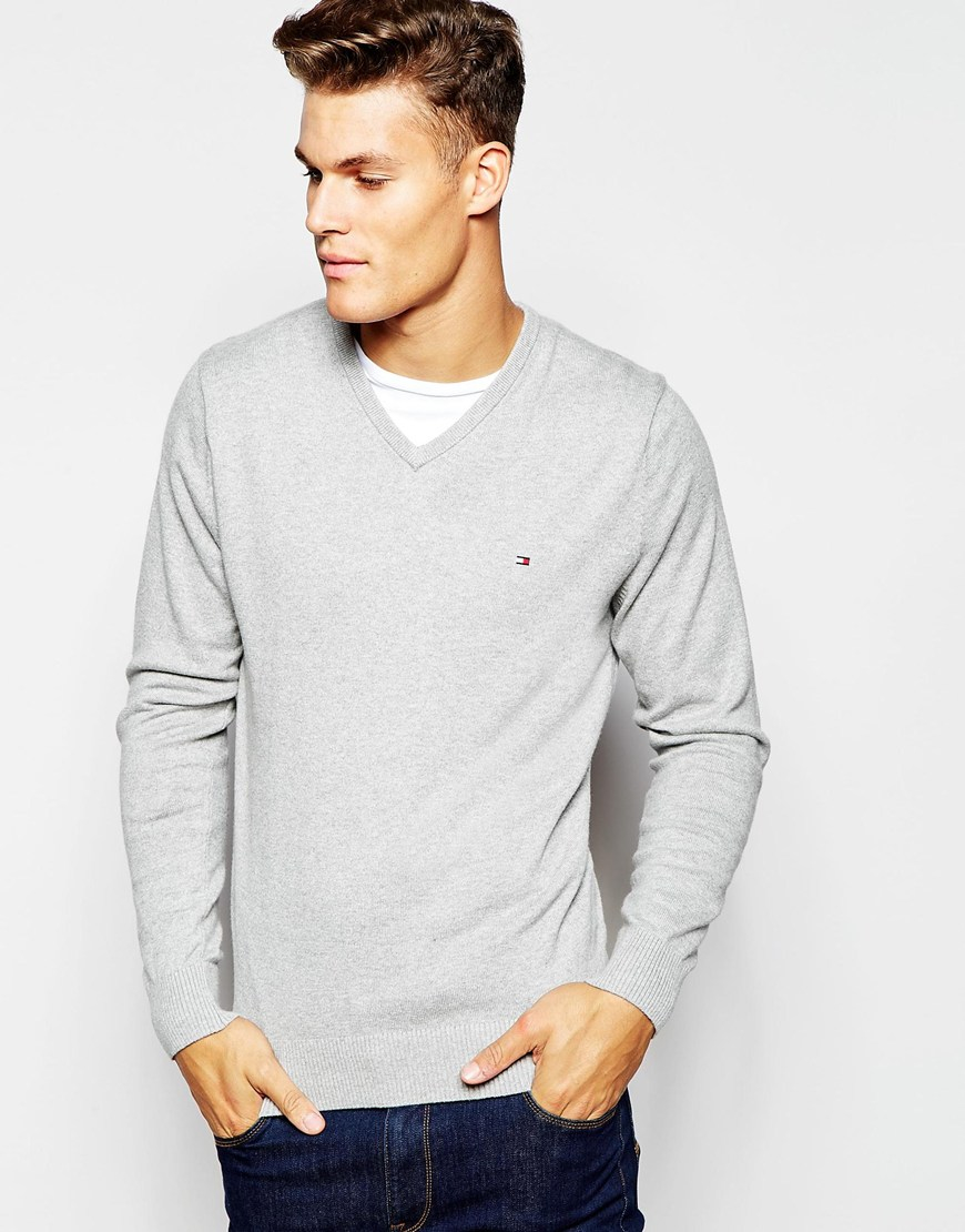 tommy hilfiger gray sweater