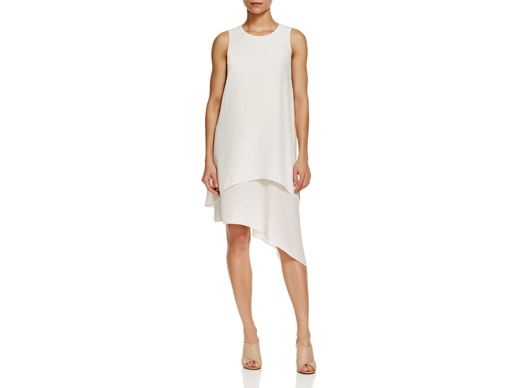 eileen fisher white dress