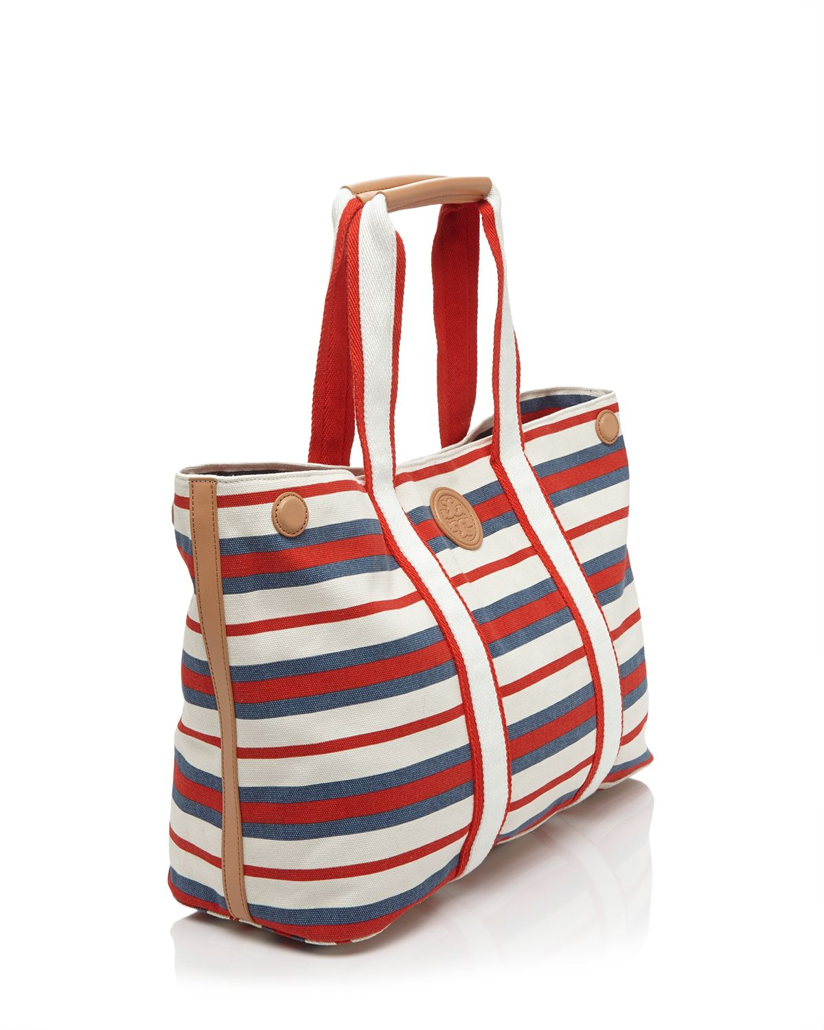 tory burch printed small tote bag